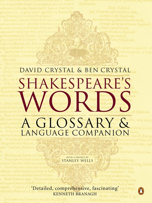 Shakespeare's Words (eBook): A Glossary and Language Companion